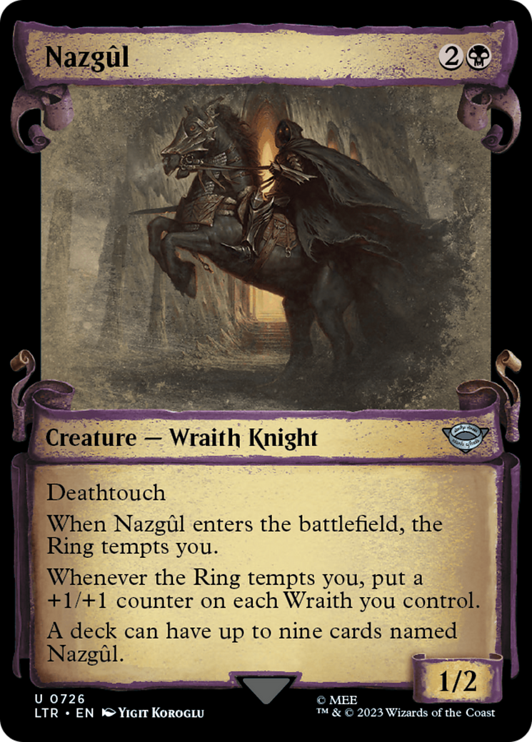 Nazgul (0726) [The Lord of the Rings: Tales of Middle-Earth Showcase Scrolls] | Grognard Games