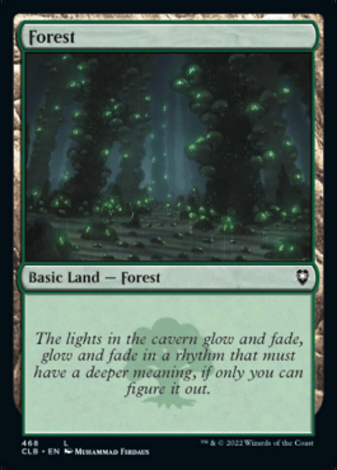 Forest (468) [Commander Legends: Battle for Baldur's Gate] | Grognard Games