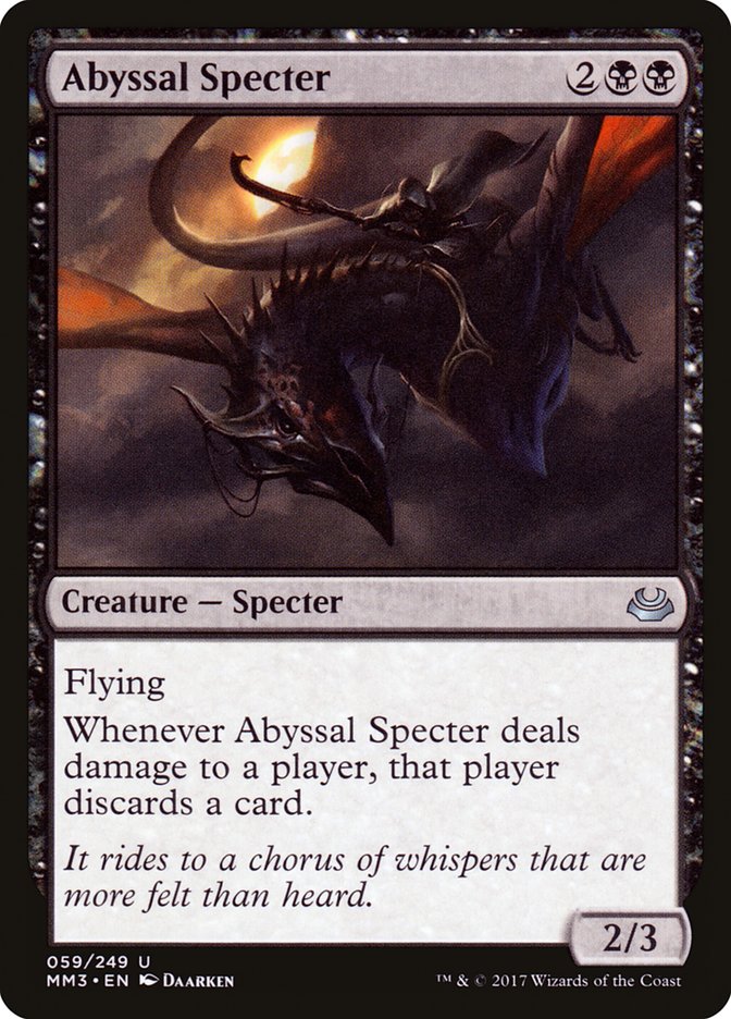 Abyssal Specter [Modern Masters 2017] | Grognard Games