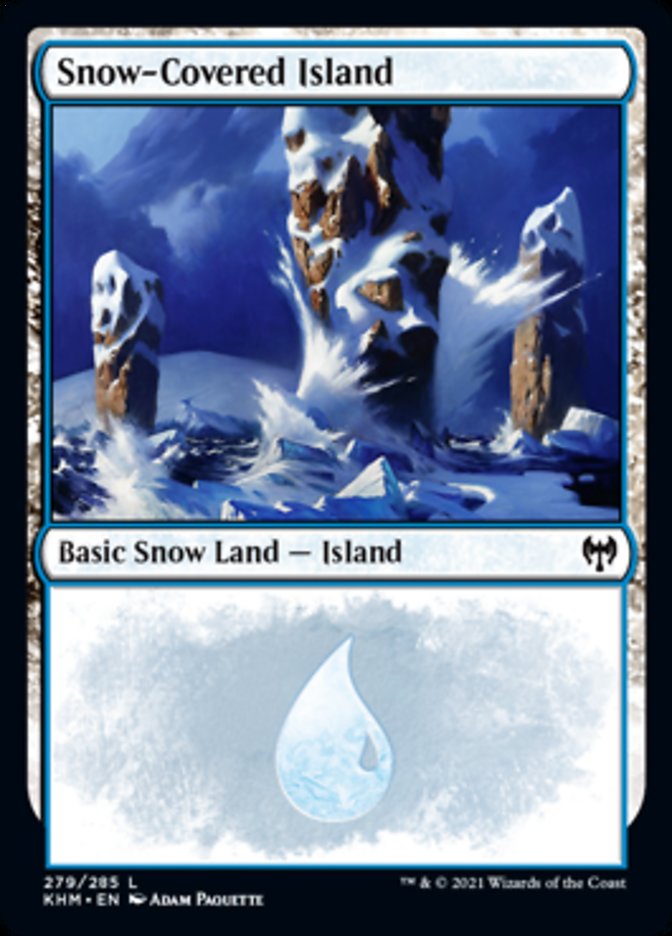 Snow-Covered Island (279) [Kaldheim] | Grognard Games