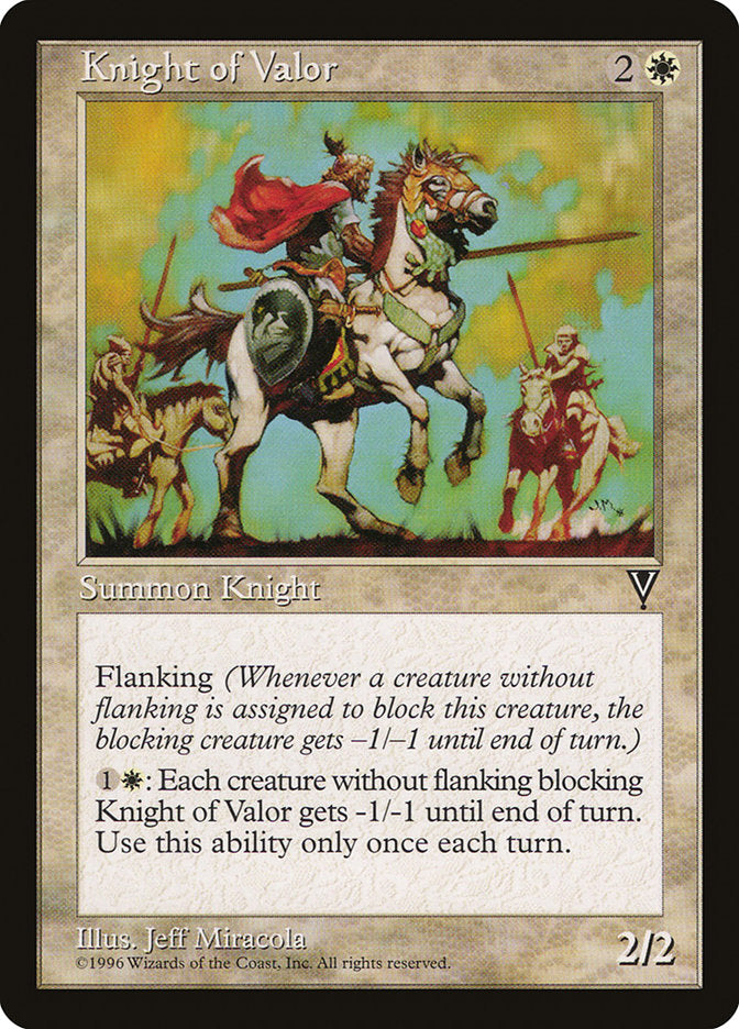 Knight of Valor [Visions] | Grognard Games