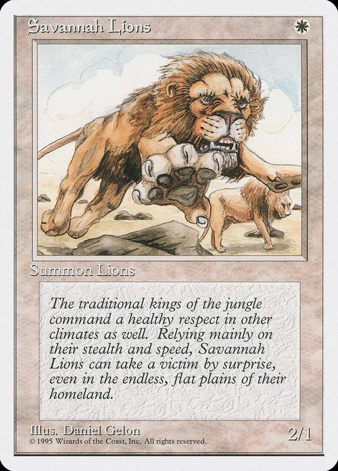 Savannah Lions [Fourth Edition] | Grognard Games