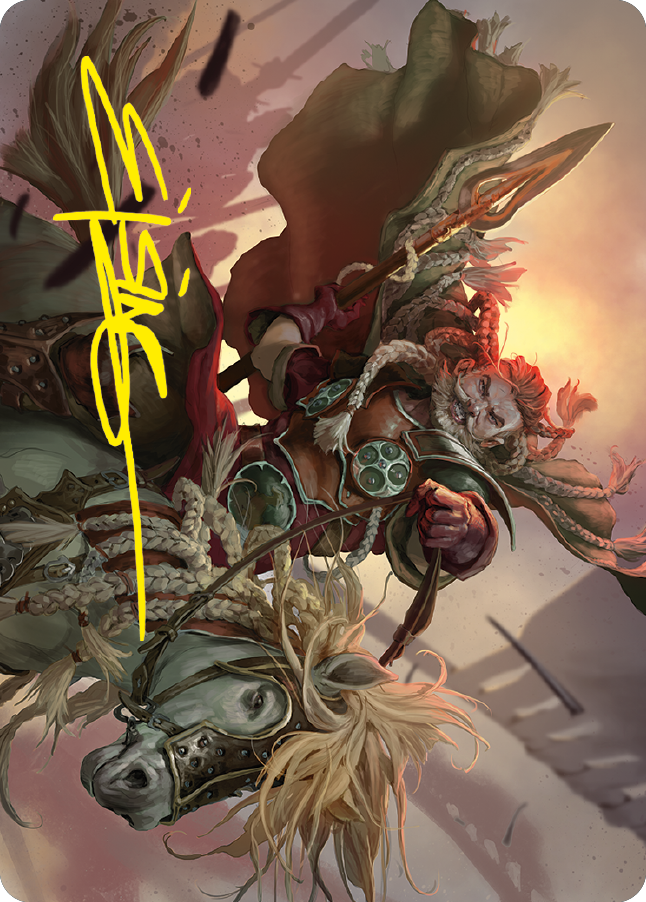 Eomer of the Riddermark Art Card (Gold-Stamped Signature) [The Lord of the Rings: Tales of Middle-earth Art Series] | Grognard Games