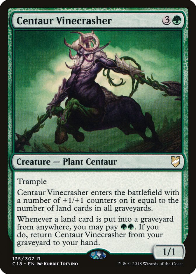 Centaur Vinecrasher [Commander 2018] | Grognard Games