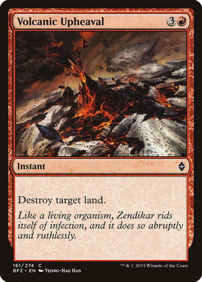 Volcanic Upheaval [Battle for Zendikar] | Grognard Games