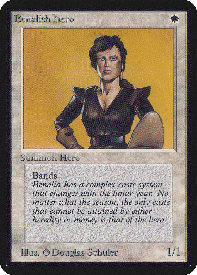 Benalish Hero [Limited Edition Alpha] | Grognard Games