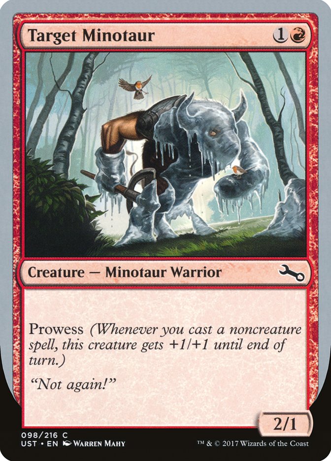 Target Minotaur (Ice Art) [Unstable] | Grognard Games