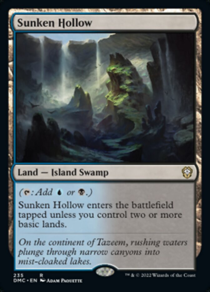 Sunken Hollow [Dominaria United Commander] | Grognard Games