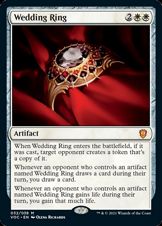 Wedding Ring [Innistrad: Crimson Vow Commander] | Grognard Games