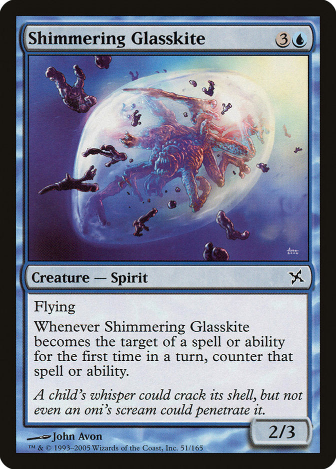 Shimmering Glasskite [Betrayers of Kamigawa] | Grognard Games