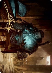 Vault Robber Art Card (Gold-Stamped Signature) [Kaldheim: Art Series] | Grognard Games