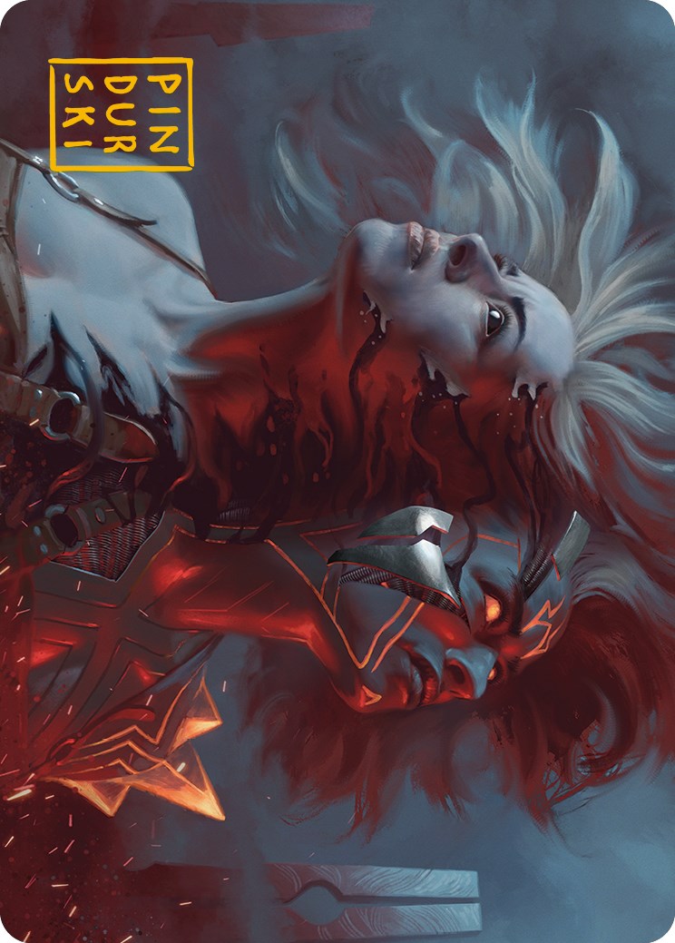 Thrill of Possibility Art Card (Gold-Stamped Signature) [Phyrexia: All Will Be One Art Series] | Grognard Games