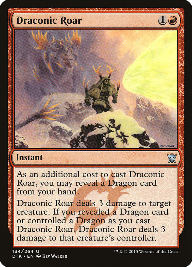 Draconic Roar [Dragons of Tarkir] | Grognard Games