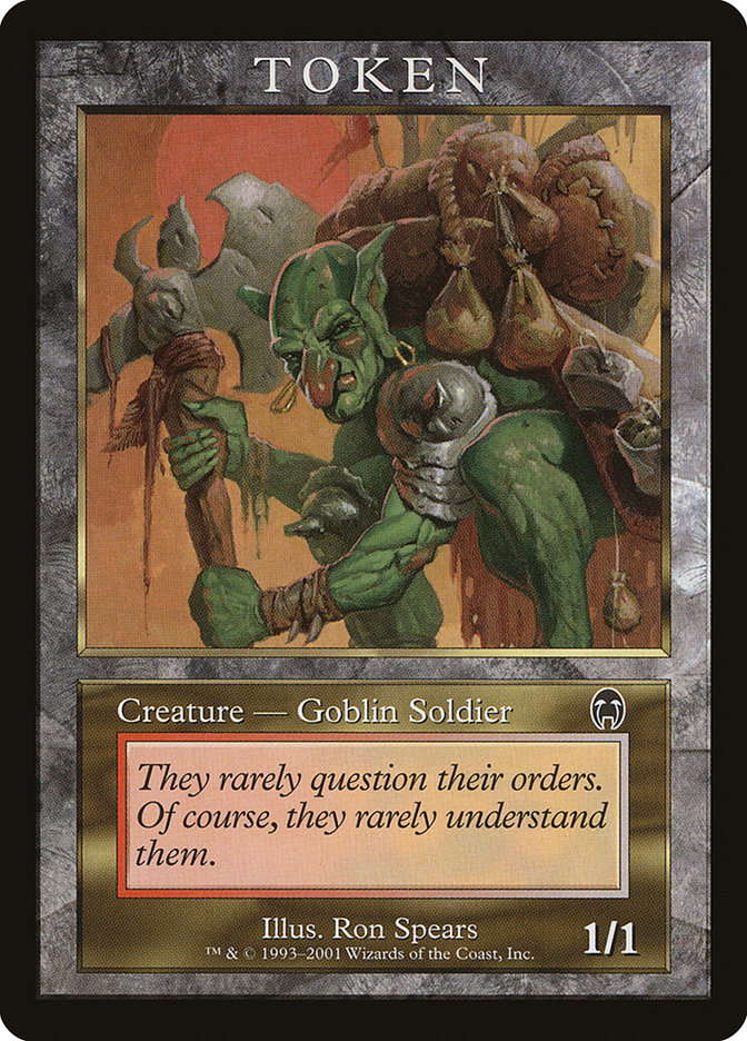 Goblin Soldier [Magic Player Rewards 2001] | Grognard Games