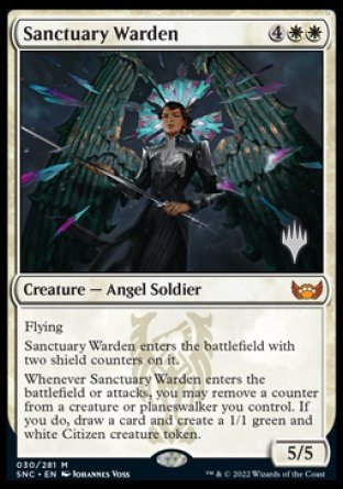 Sanctuary Warden (Promo Pack) [Streets of New Capenna Promos] | Grognard Games