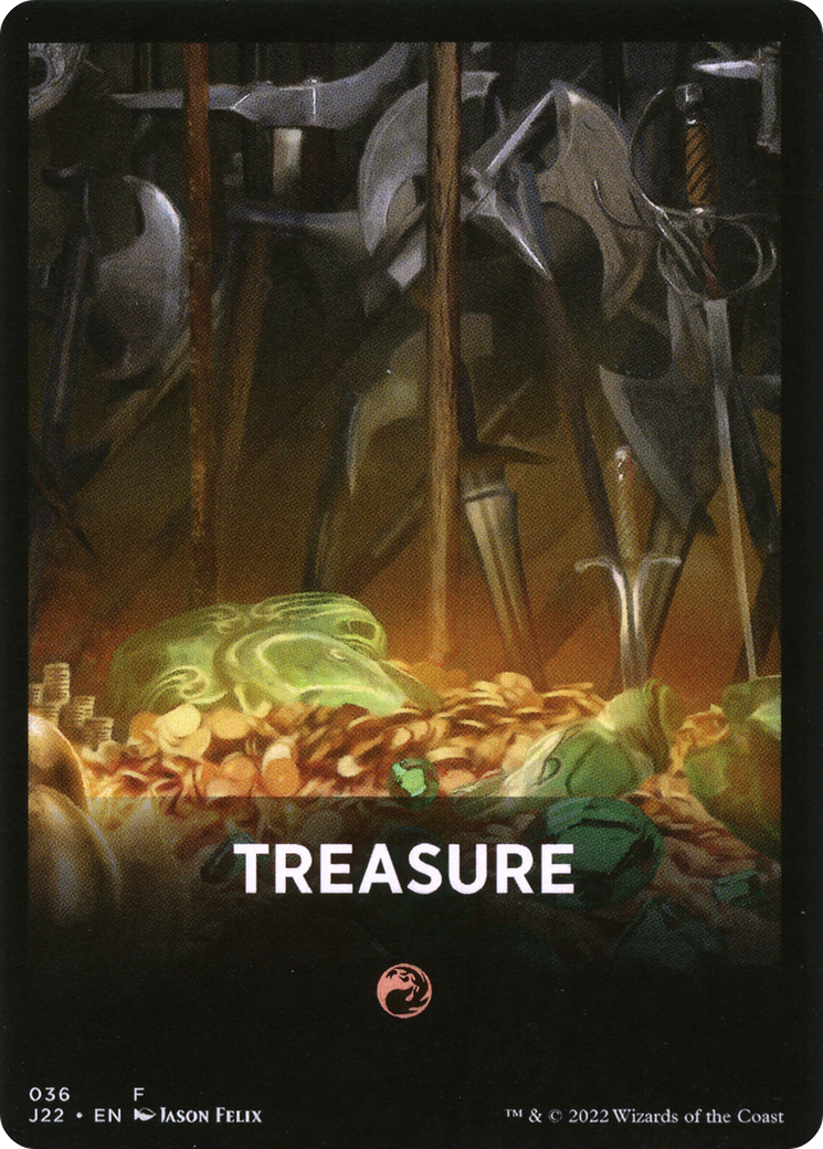 Treasure Theme Card [Jumpstart 2022 Front Cards] | Grognard Games