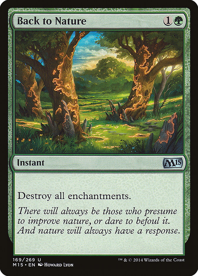 Back to Nature [Magic 2015] | Grognard Games