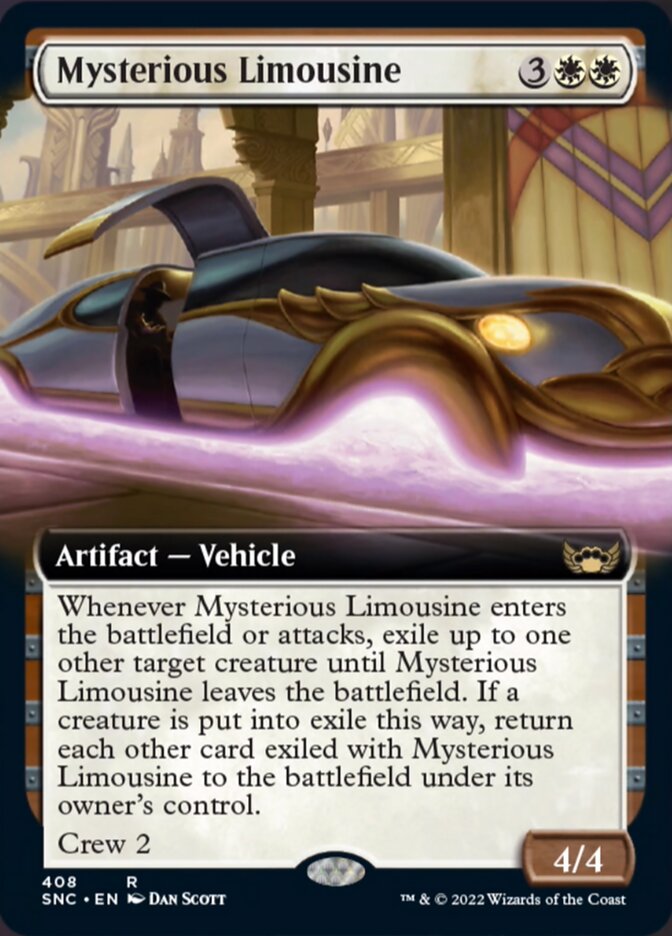 Mysterious Limousine (Extended Art) [Streets of New Capenna] | Grognard Games