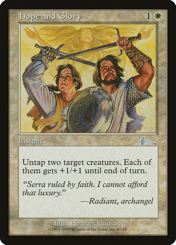 Hope and Glory [Urza's Legacy] | Grognard Games