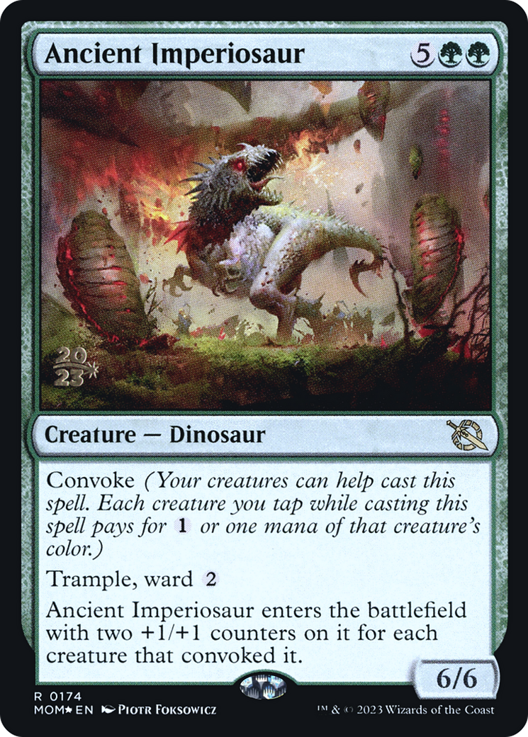 Ancient Imperiosaur [March of the Machine Prerelease Promos] | Grognard Games