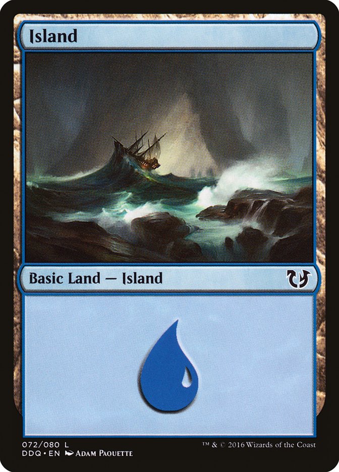 Island (72) [Duel Decks: Blessed vs. Cursed] | Grognard Games