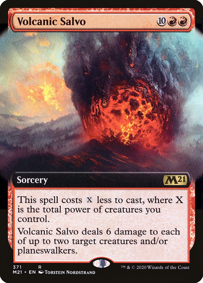 Volcanic Salvo (Extended) [Core Set 2021] | Grognard Games