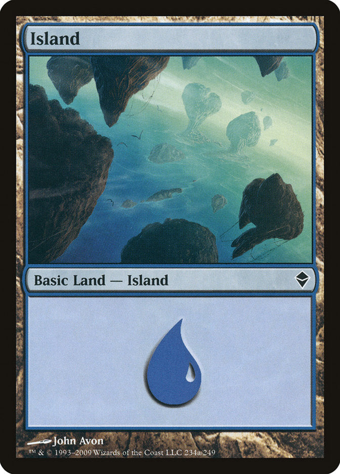 Island (234a) [Zendikar] | Grognard Games