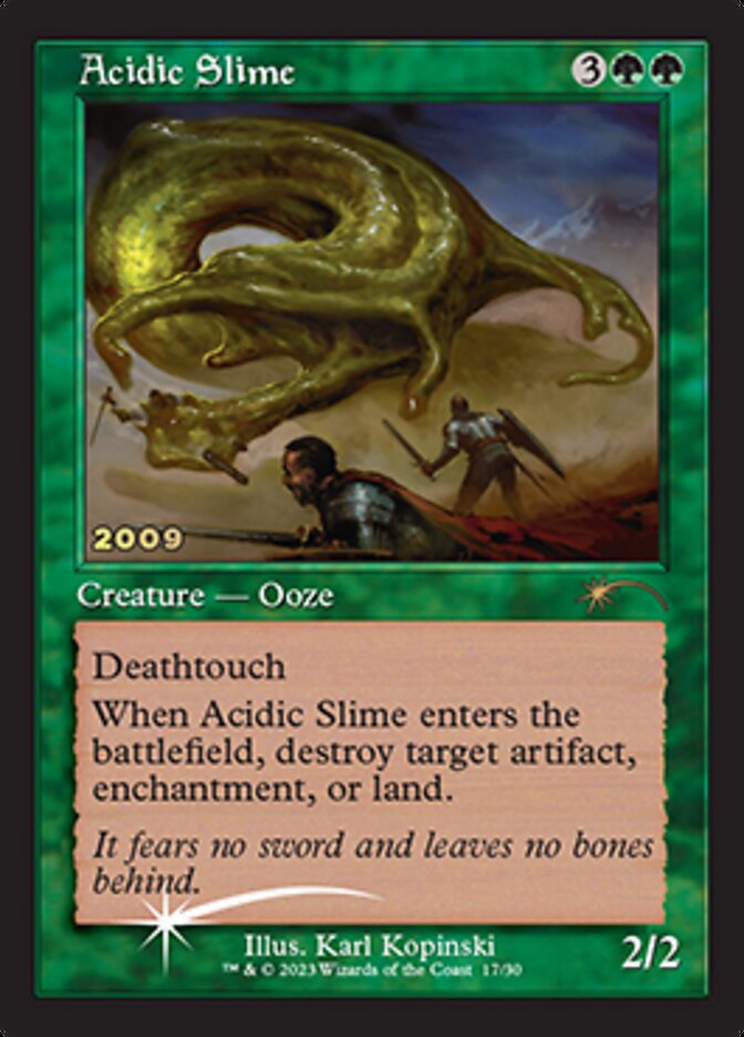 Acidic Slime [30th Anniversary Promos] | Grognard Games