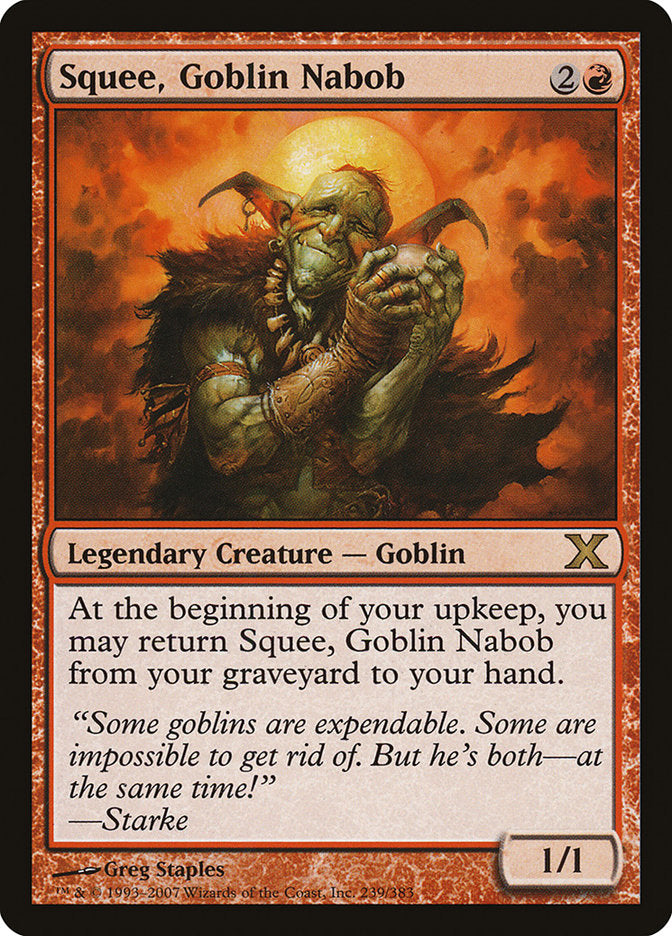 Squee, Goblin Nabob [Tenth Edition] | Grognard Games