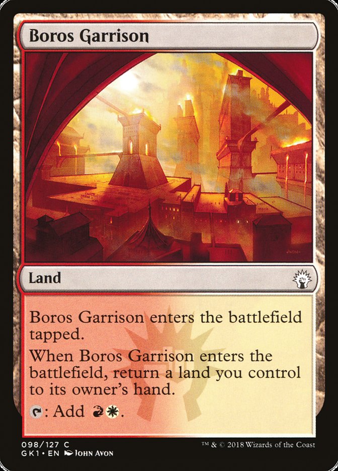 Boros Garrison [Guilds of Ravnica Guild Kit] | Grognard Games