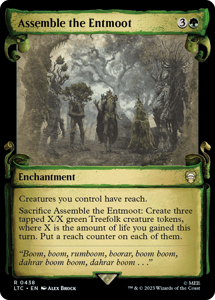 Assemble the Entmoot [The Lord of the Rings: Tales of Middle-Earth Commander Showcase Scrolls] | Grognard Games