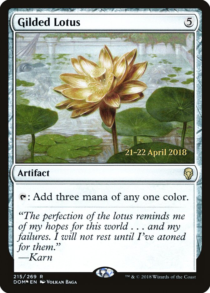 Gilded Lotus  [Dominaria Prerelease Promos] | Grognard Games