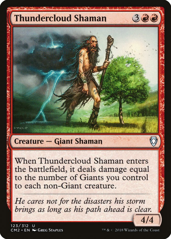 Thundercloud Shaman [Commander Anthology Volume II] | Grognard Games