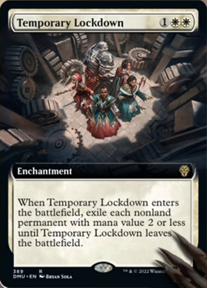 Temporary Lockdown (Extended Art) [Dominaria United] | Grognard Games