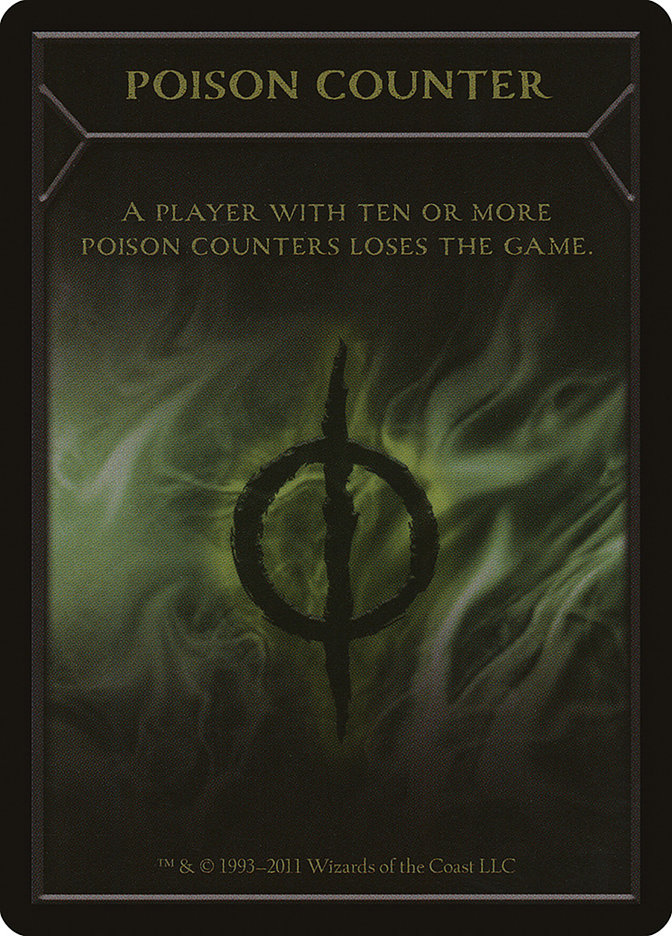 Poison Counter [New Phyrexia Tokens] | Grognard Games