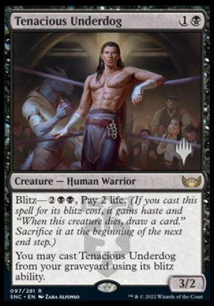 Tenacious Underdog (Promo Pack) [Streets of New Capenna Promos] | Grognard Games