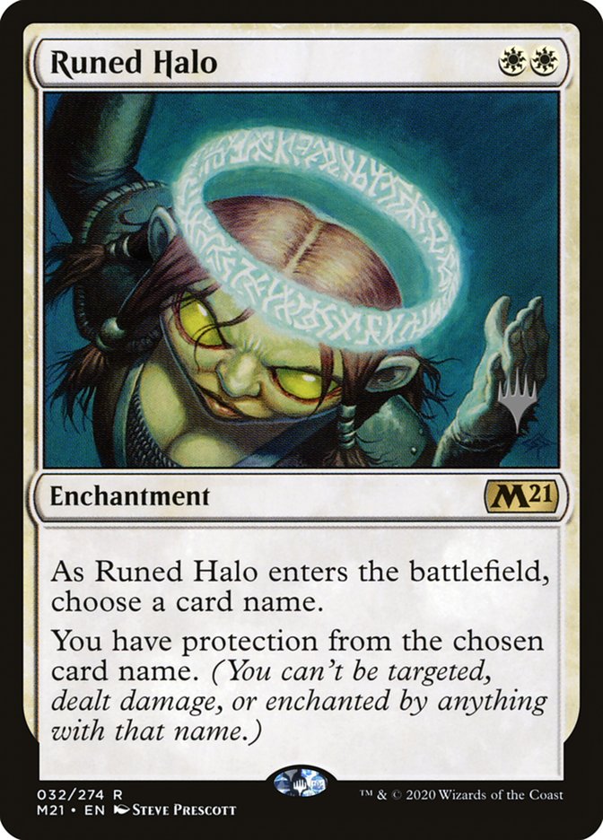 Runed Halo (Promo Pack) [Core Set 2021 Promos] | Grognard Games