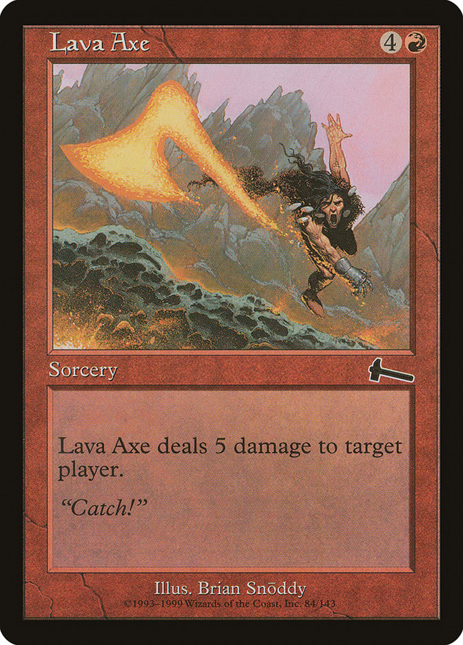 Lava Axe [Urza's Legacy] | Grognard Games