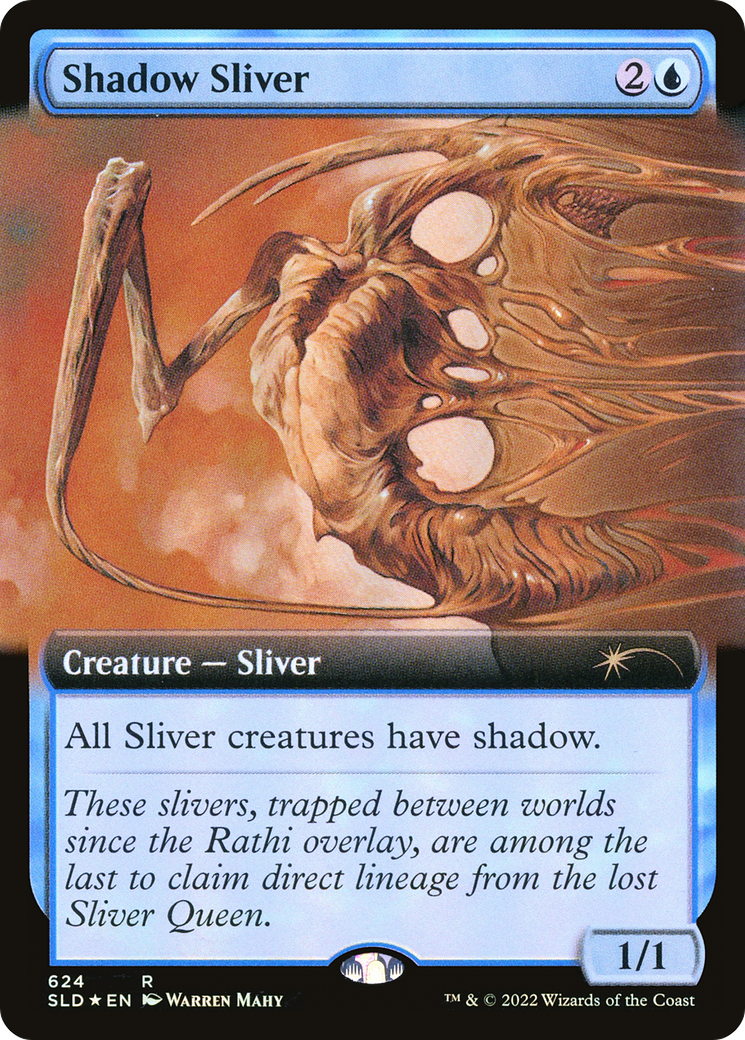 Shadow Sliver (Extended Art) [Secret Lair Drop Promos] | Grognard Games