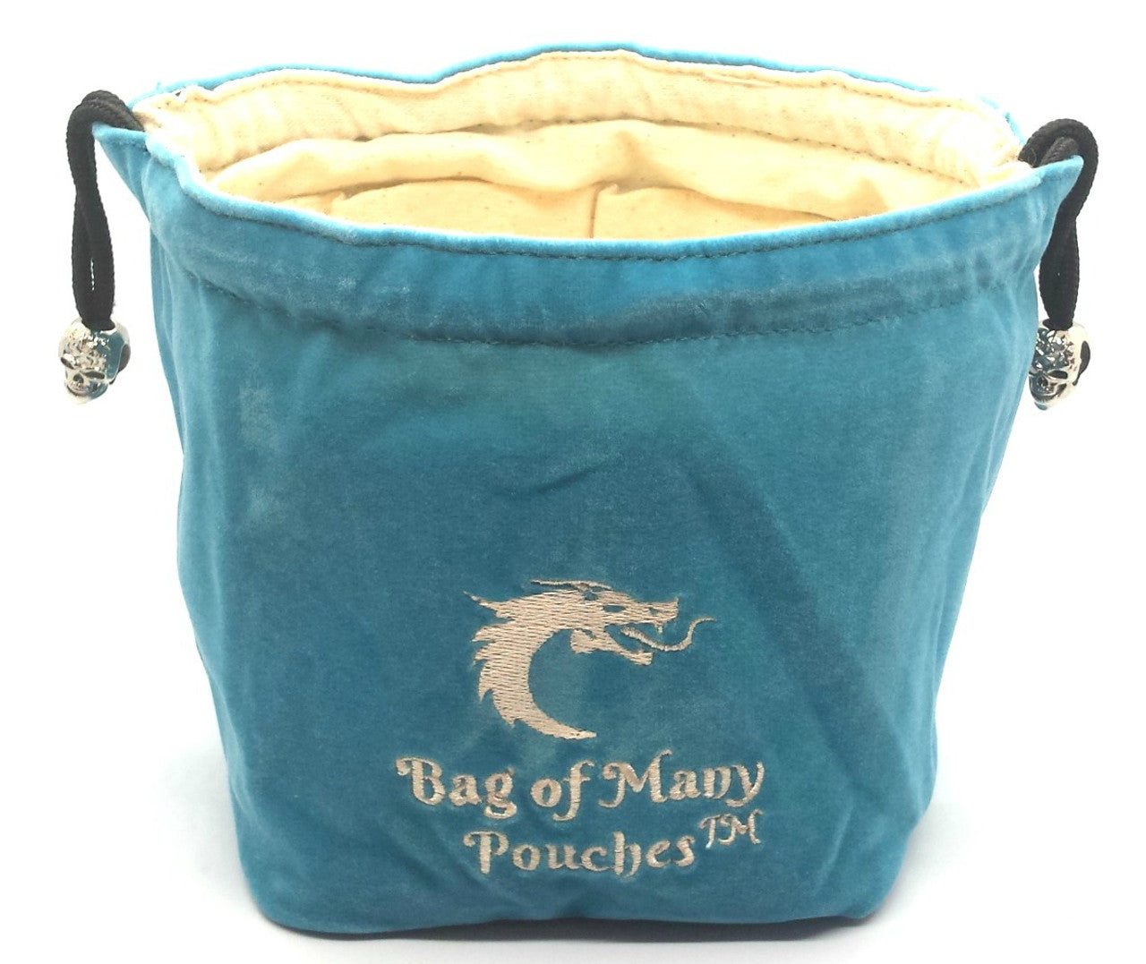 Old School Dice and Accessories Bag of Many Pouches - Teal | Grognard Games