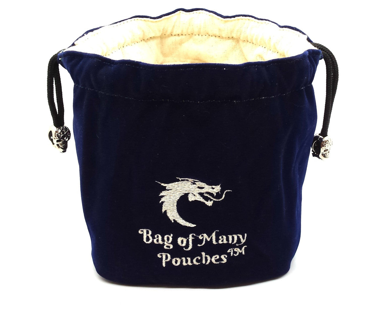 Old School Dice and Accessories Bag of Many Pouches - Blue | Grognard Games