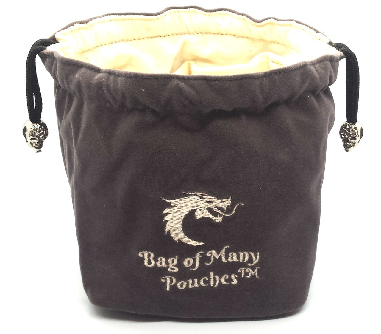 Old School Dice and Accessories Bag of Many Pouches - Black | Grognard Games