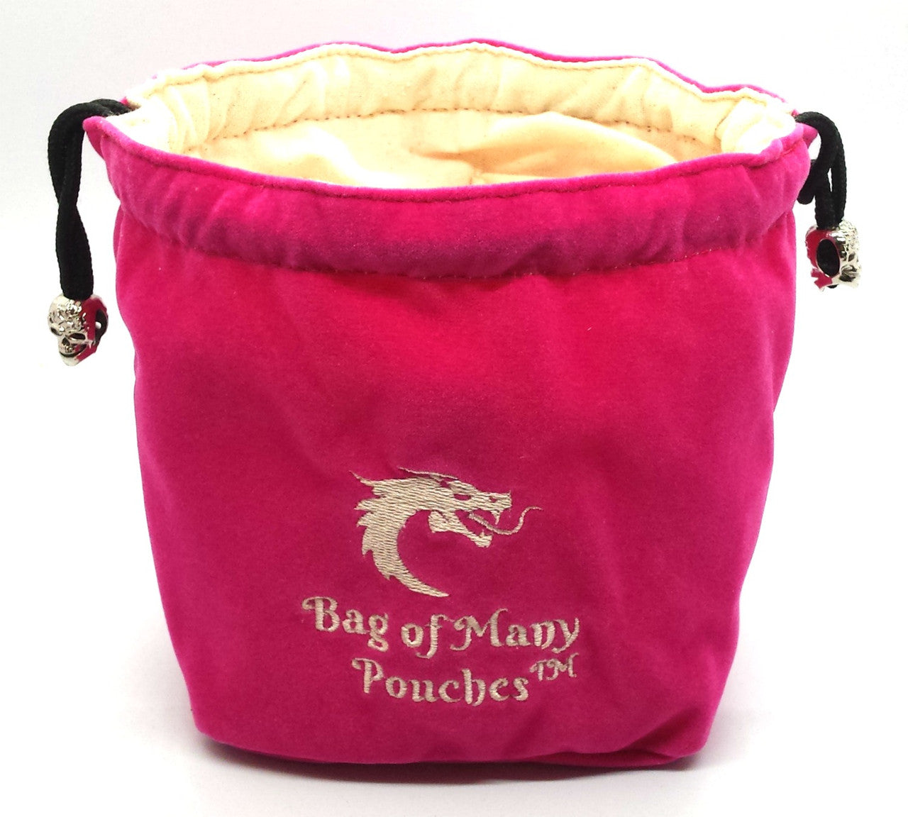 Old School Dice and Accessories Bag of Many Pouches - Pink | Grognard Games