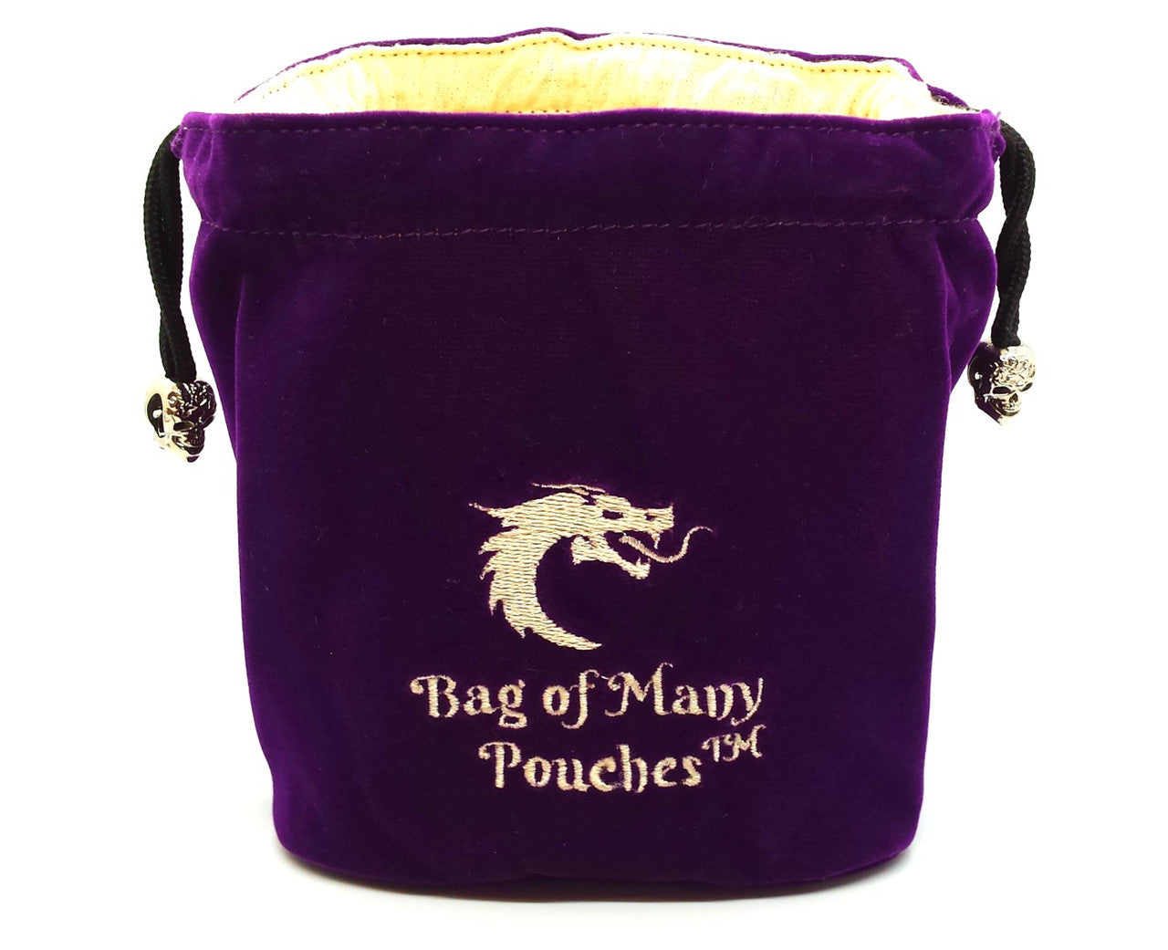 Old School Dice and Accessories Bag of Many Pouches - Purple | Grognard Games