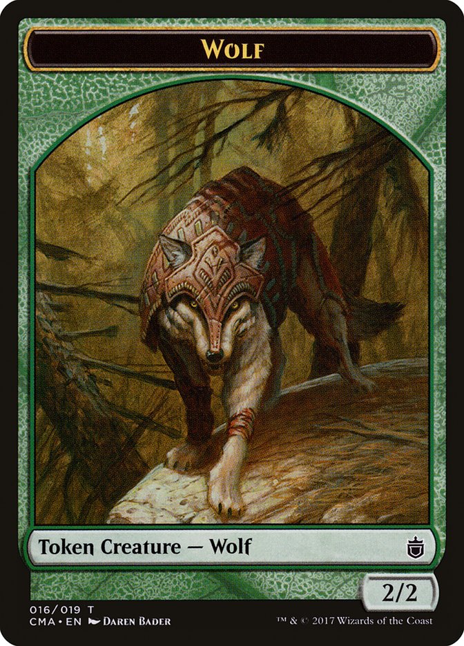 Wolf (016/019) [Commander Anthology Tokens] | Grognard Games
