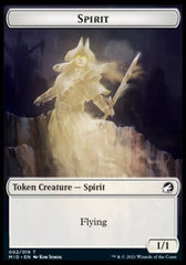 Spirit // Zombie (015) Double-sided Token [Innistrad: Midnight Hunt Tokens] | Grognard Games