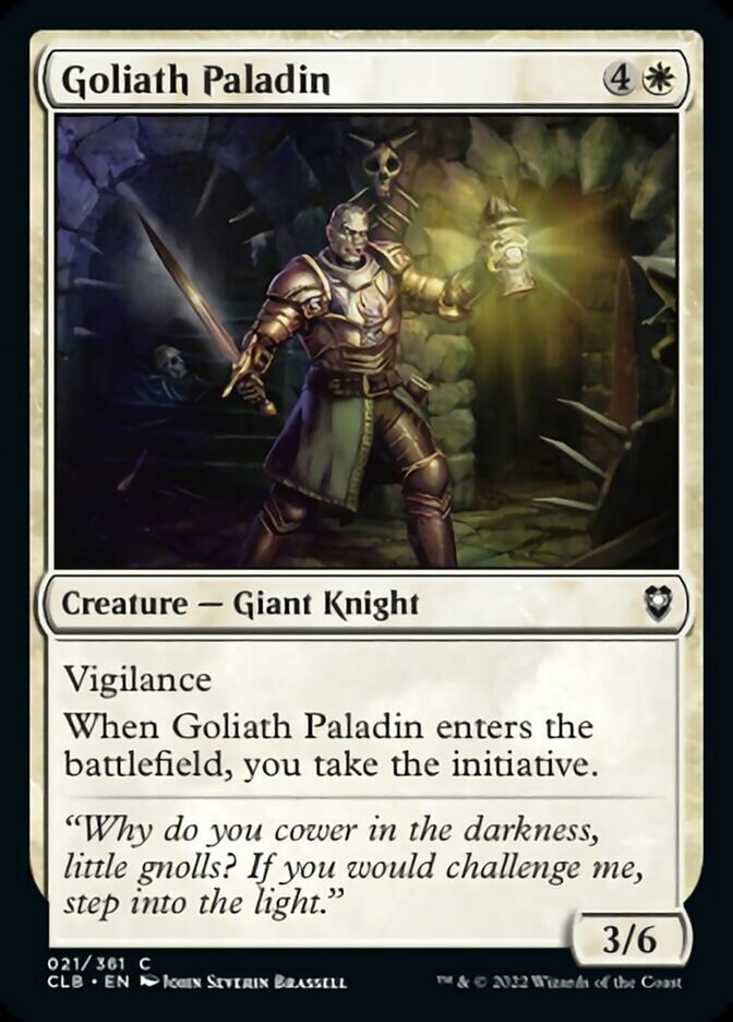 Goliath Paladin [Commander Legends: Battle for Baldur's Gate] | Grognard Games