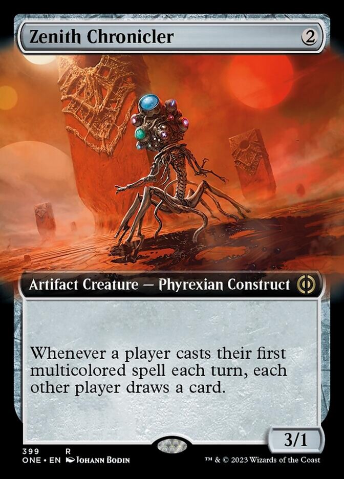 Zenith Chronicler (Extended Art) [Phyrexia: All Will Be One] | Grognard Games