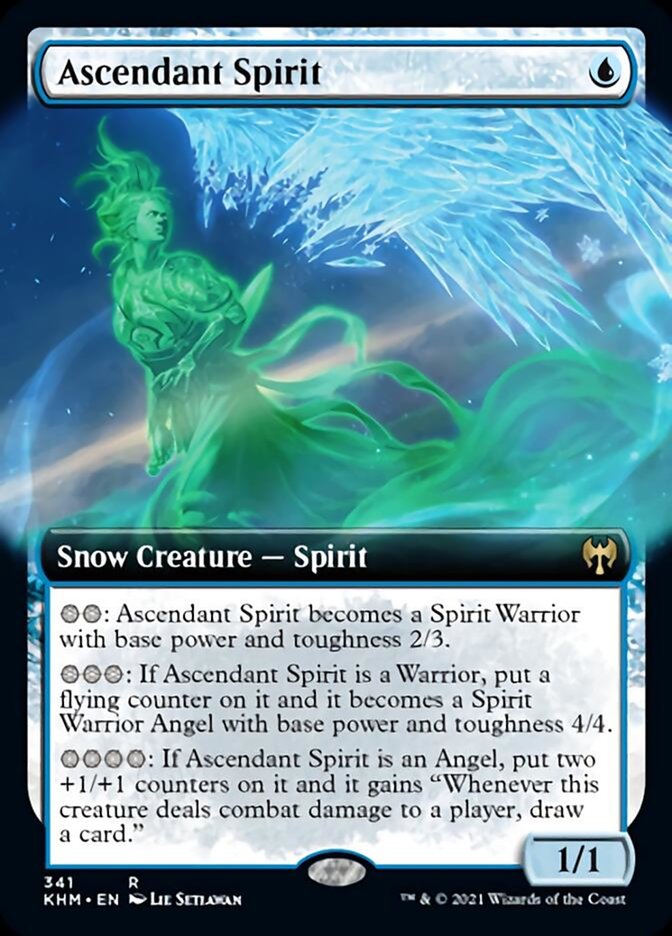 Ascendant Spirit (Extended Art) [Kaldheim] | Grognard Games