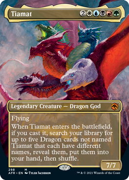 Tiamat (Extended) (Alternative art) [Dungeons & Dragons: Adventures in the Forgotten Realms] | Grognard Games